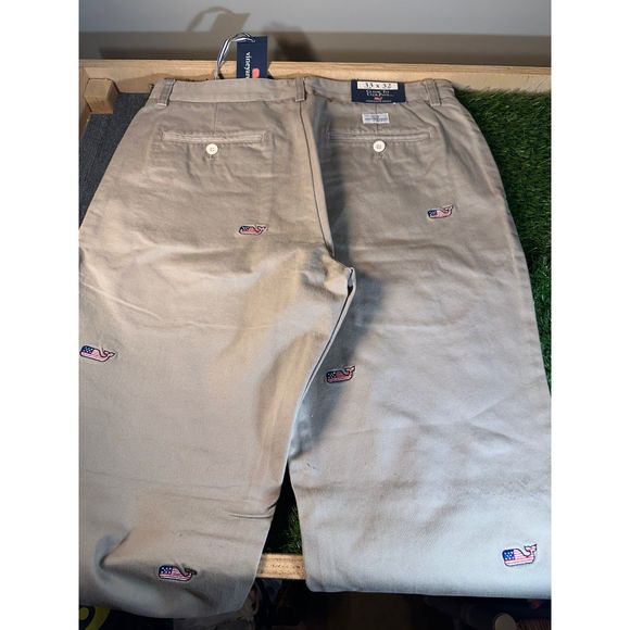 Vineyard Vines Mens Khaki Pants 33x32 New With Tags - Picture 2 of 5
